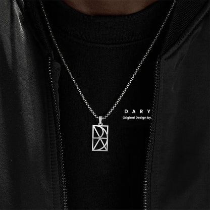 Personalized Name Monogram Necklace, Unique Design Name Logo Necklace