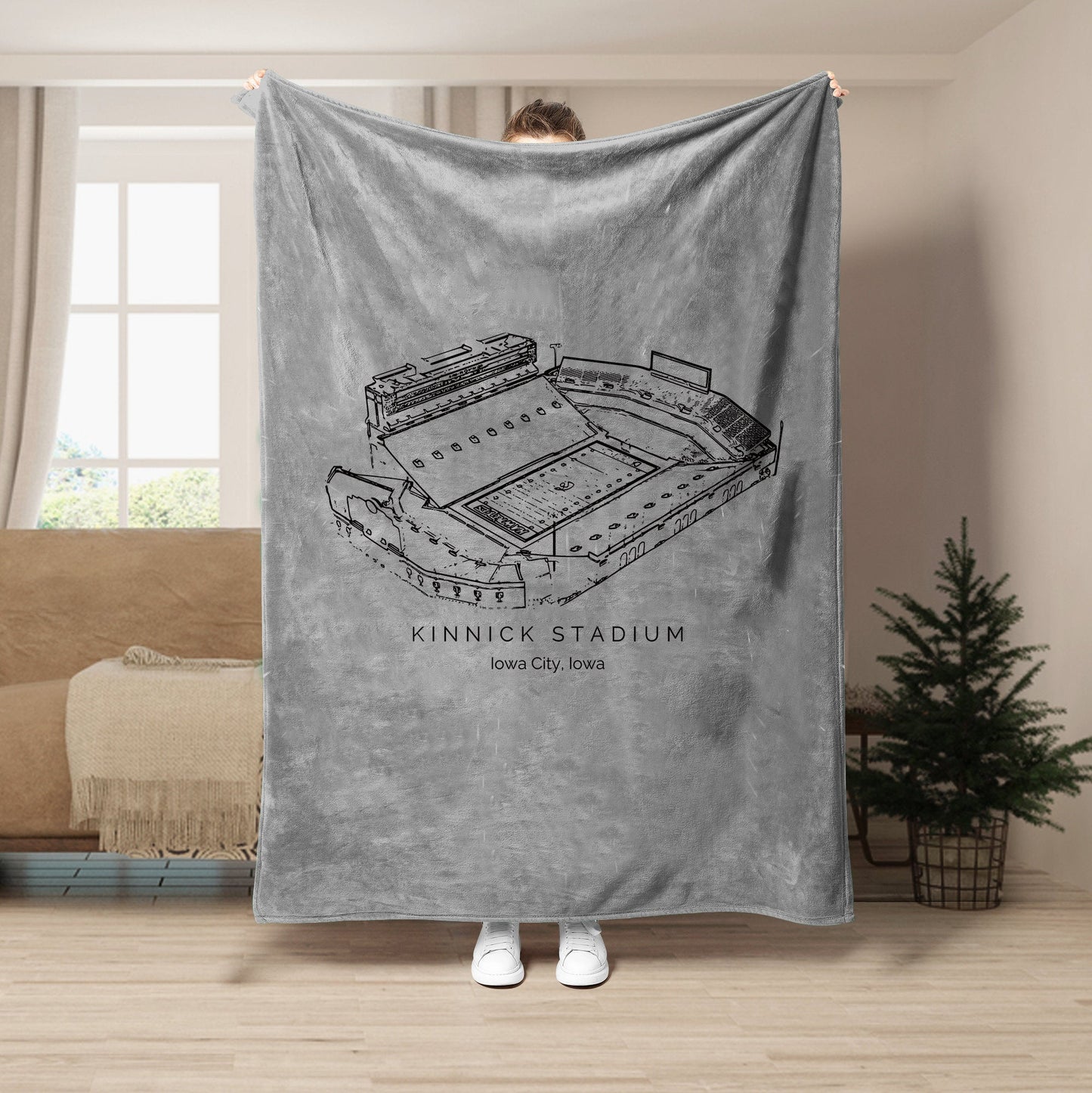 Kinnick Stadium - Iowa Hawkeyes football,College Football Blanket