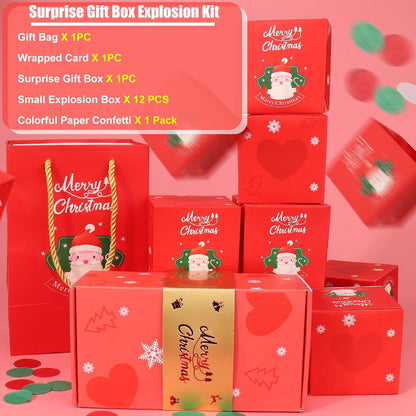 Exploding Christmas Surprise Gift Box  - 2023 Newly Merry Christmas Surprise Gift
