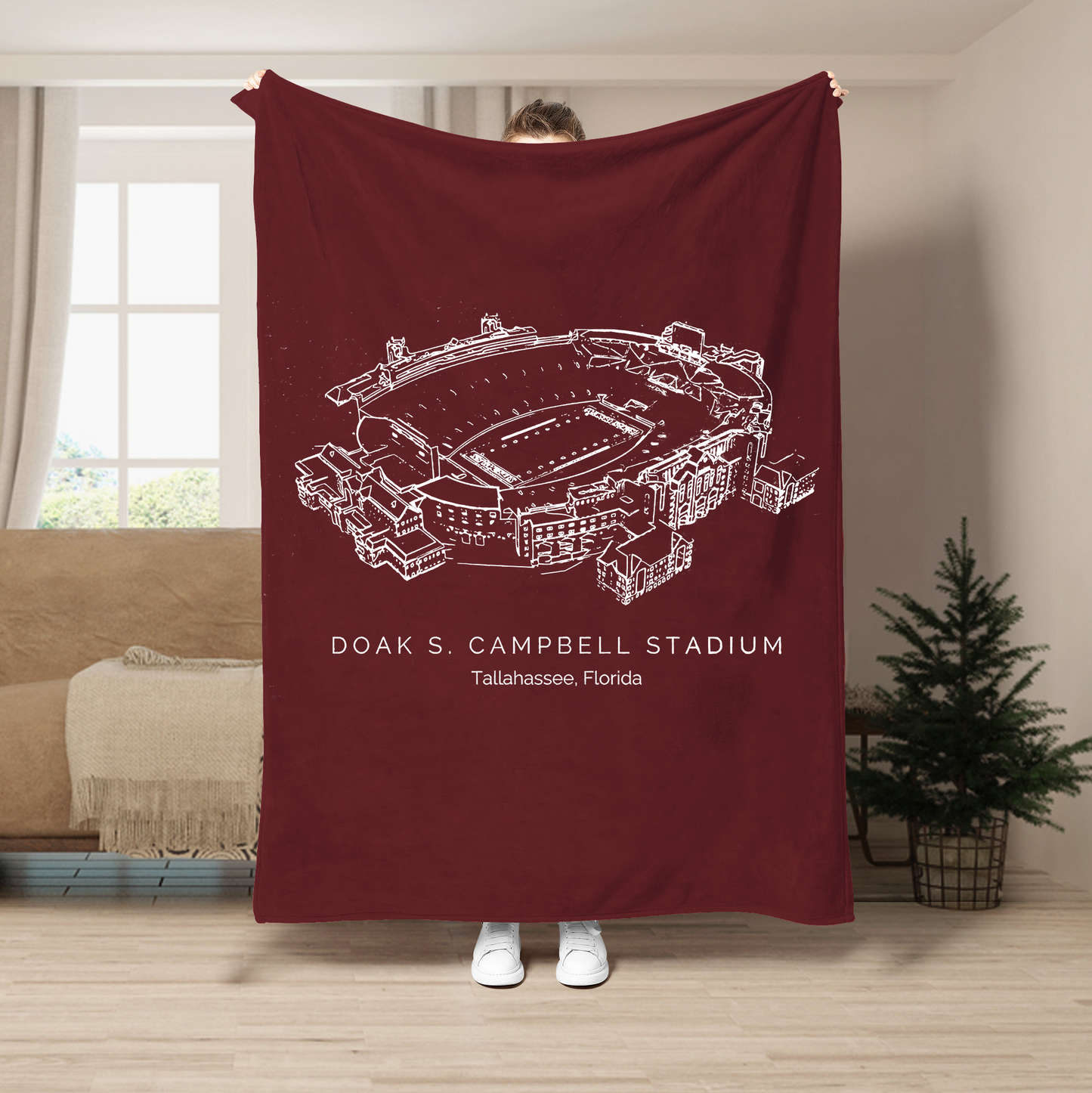 Doak Campbell Stadium - Florida State Seminoles football, College Football Blanket