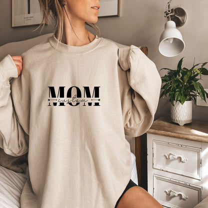 Custom Mama Sweatshirt with Children Name